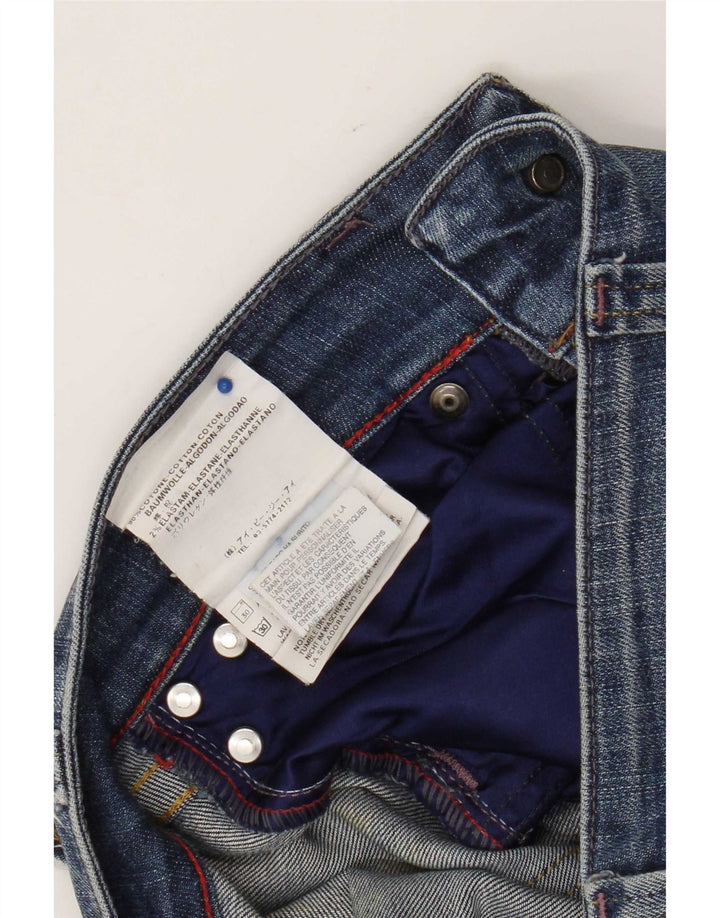 Replay Jeans Bootcut Feminino W26 L34 Azul Algodão