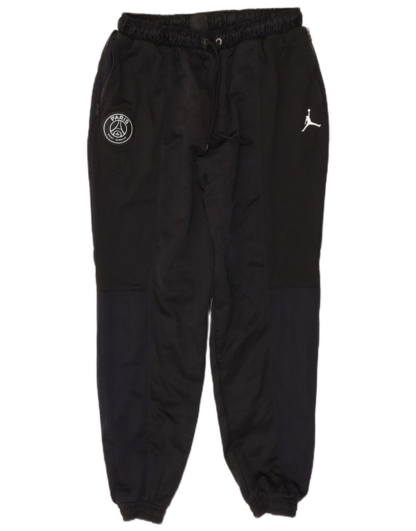 Jordan Mens Paris Saint-Germain Calças de treino Joggers grandes pretos