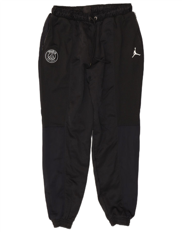 Jordan Mens Paris Saint-Germain Calças de treino Joggers grandes pretos