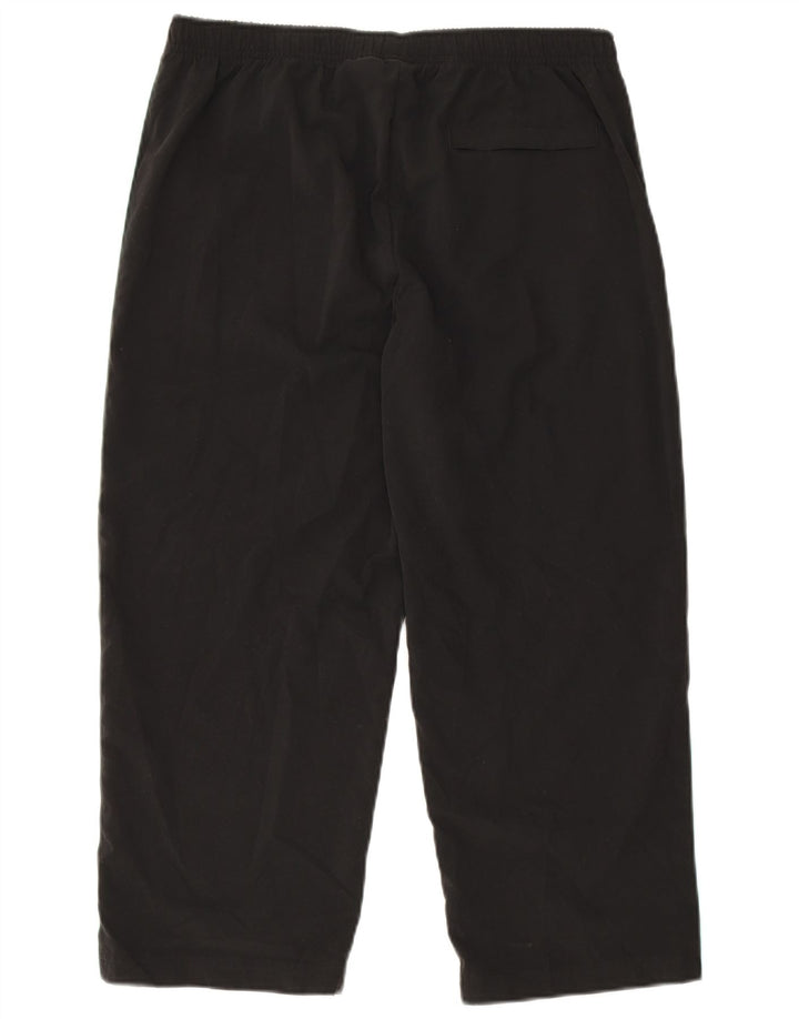 Calça de treino Nike feminina Capri EUA 12/14 grande bloco colorido preto