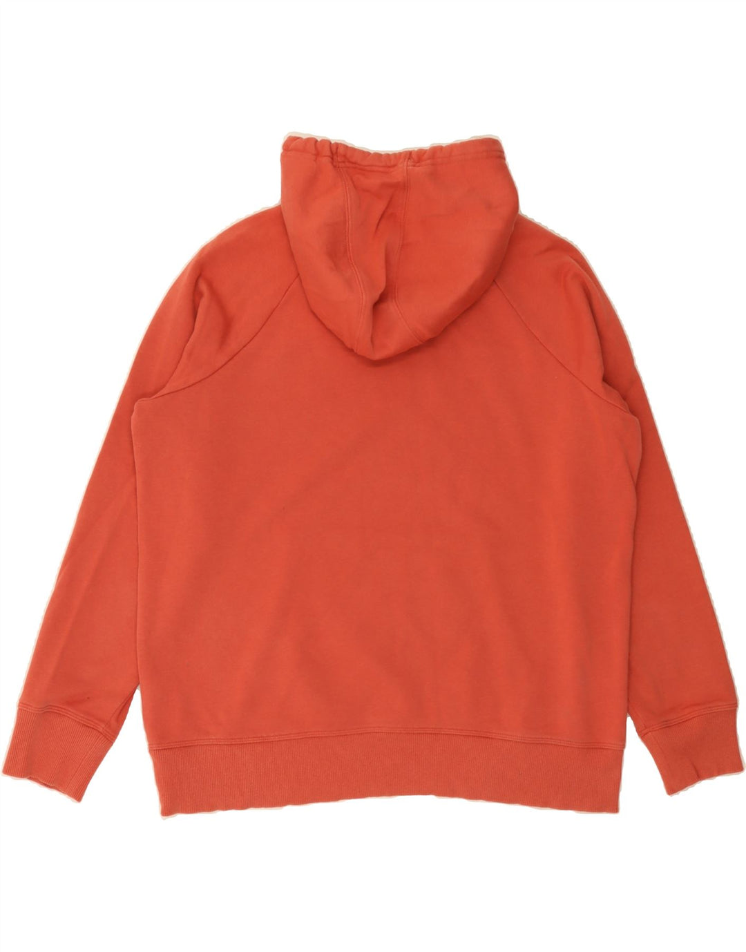 UNDER ARMOUR Womens Graphic Hoodie Jumper UK 14 Medium Orange Cotton Vintage Under Armour and Second-Hand Under Armour from Messina Hembry 