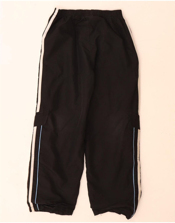 Adidas meninos calças de treino joggers 6-7 anos preto poliéster