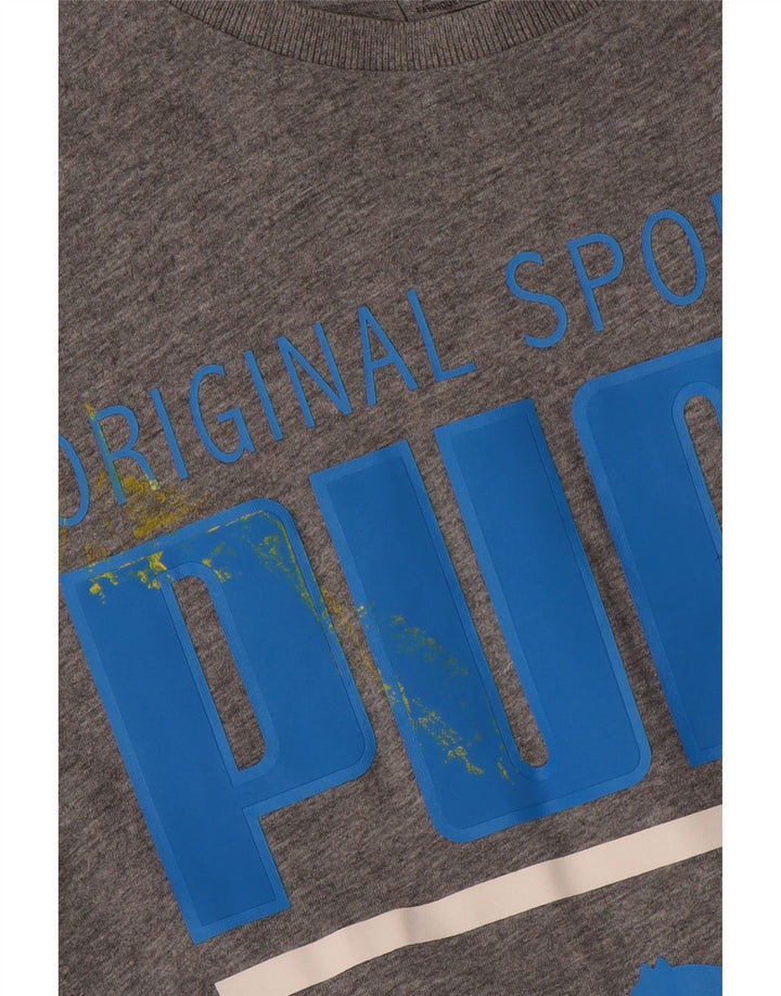 Camiseta masculina PUMA Graphic XL cinza