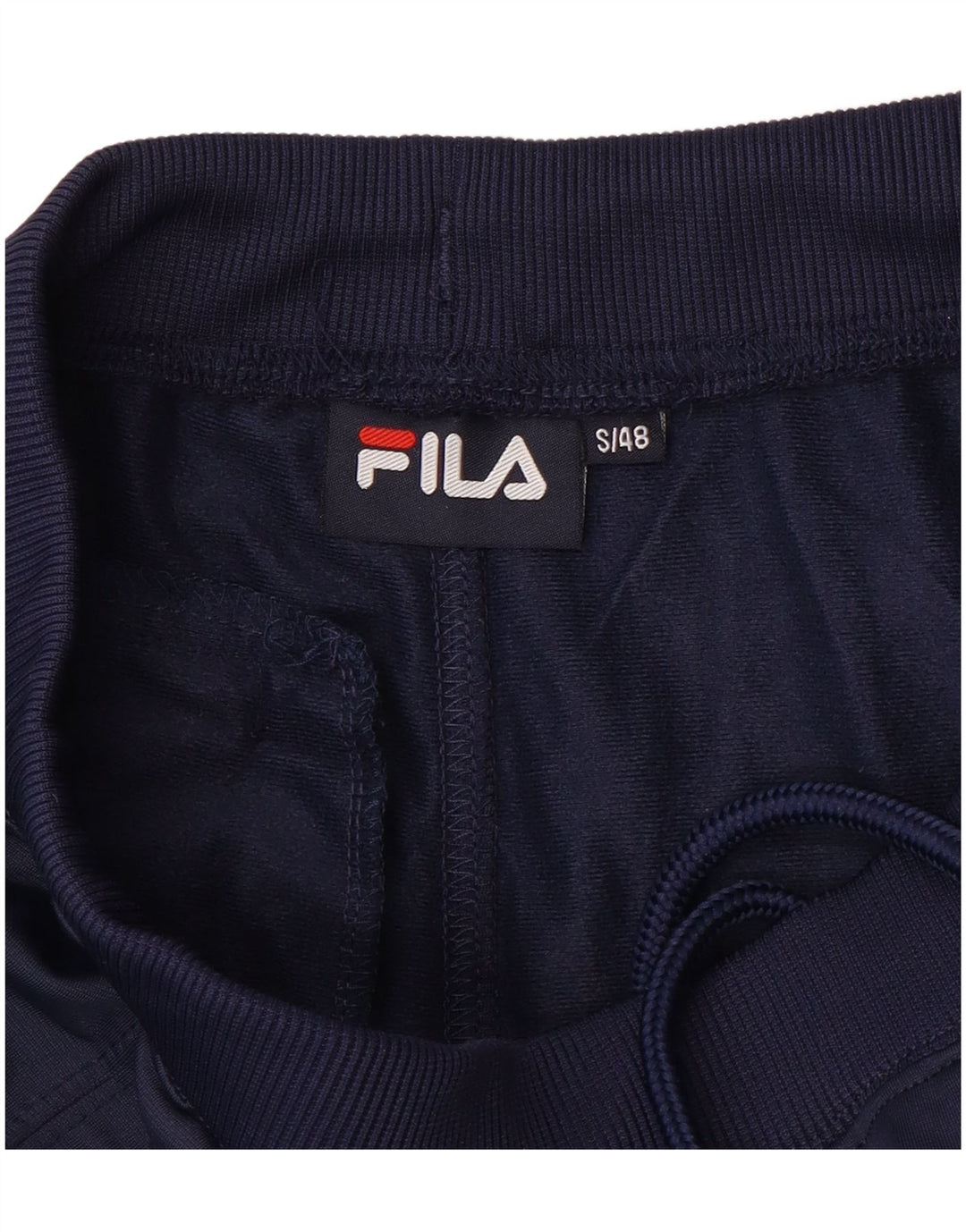 Calça de treino feminina FILA Joggers UK 10 pequeno azul marinho