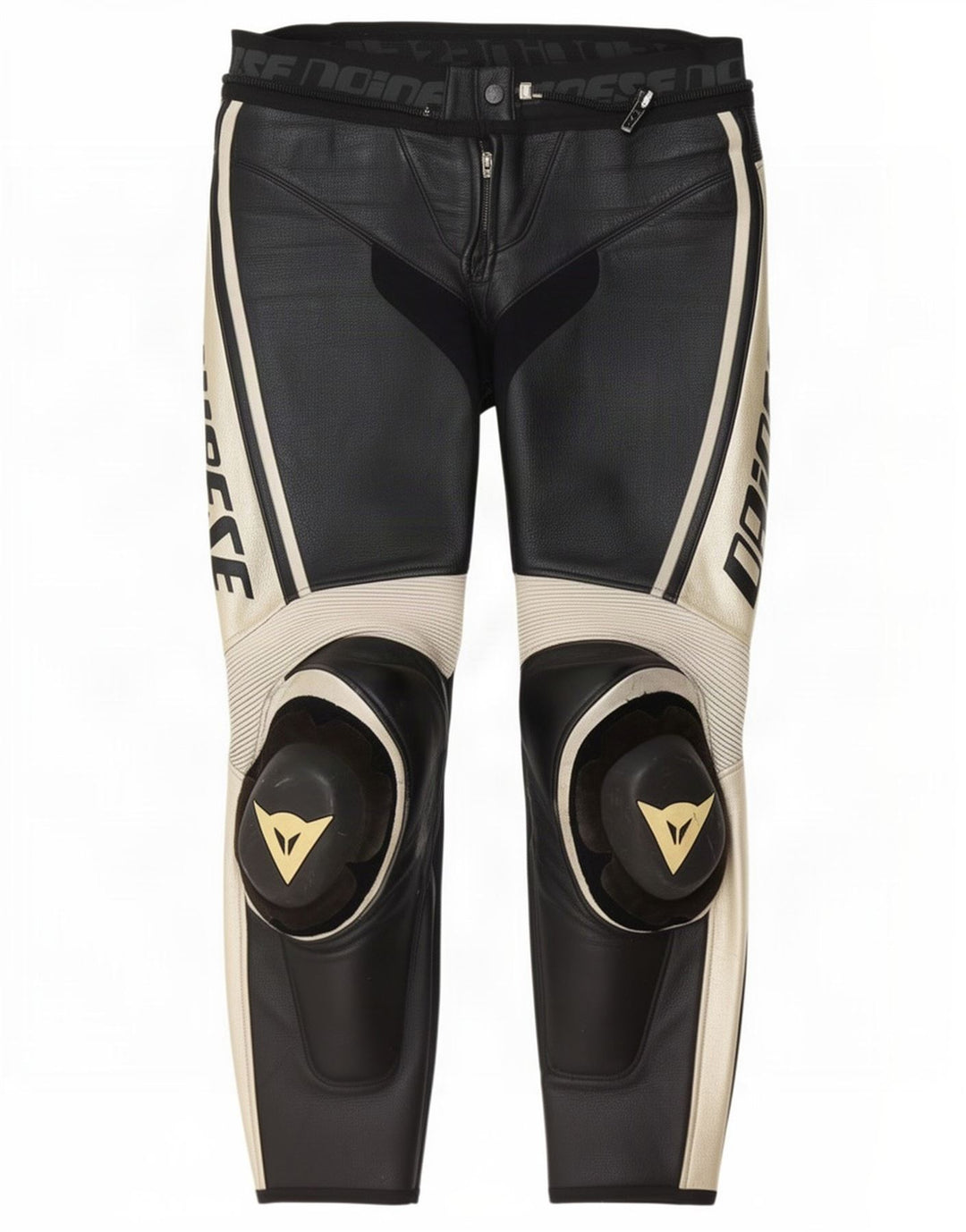 Calça gráfica masculina Dainese IT 48 médio W34 L26 preto colorblock