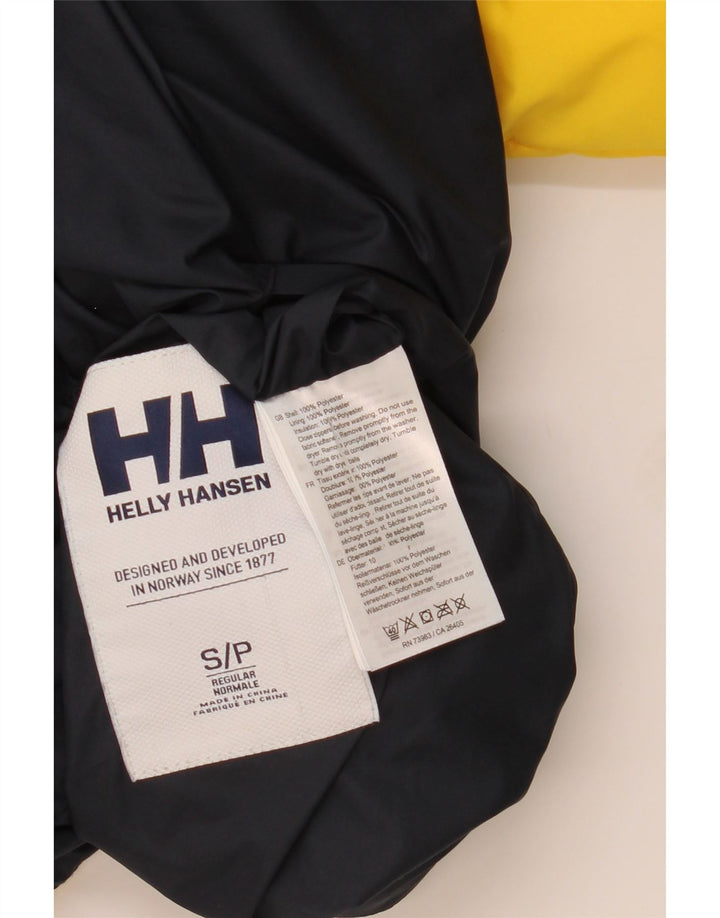 Jaqueta acolchoada superdimensionada reversível feminina Helly Hansen Reino Unido 10 pequena amarela