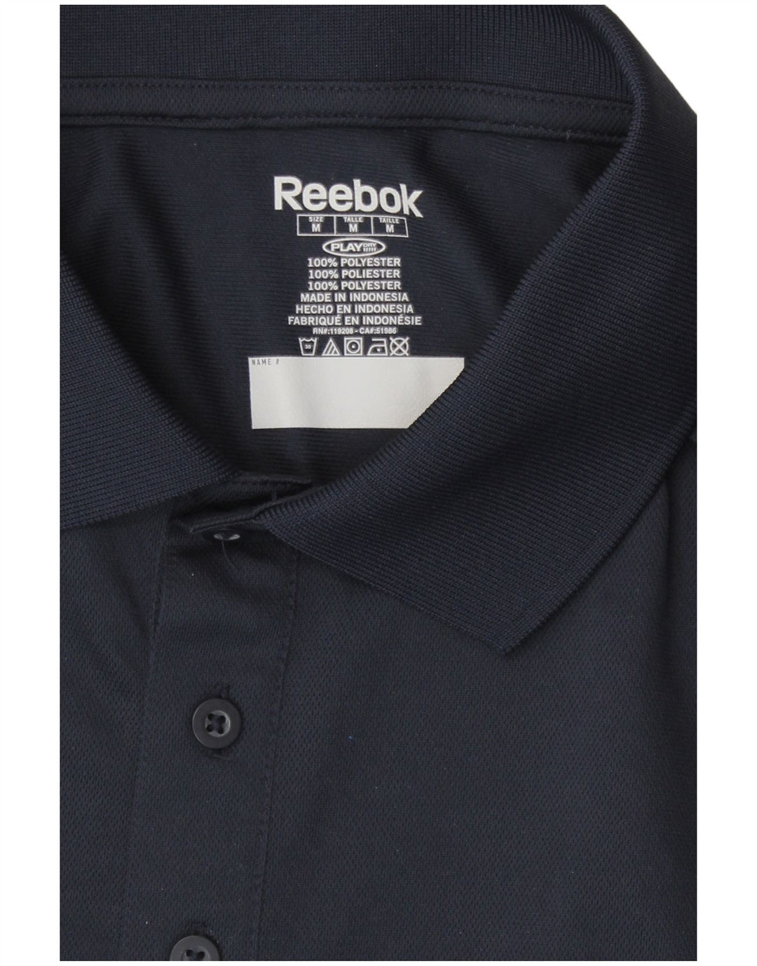 Polo Reebok masculino Houston Texans médio azul marinho poliéster