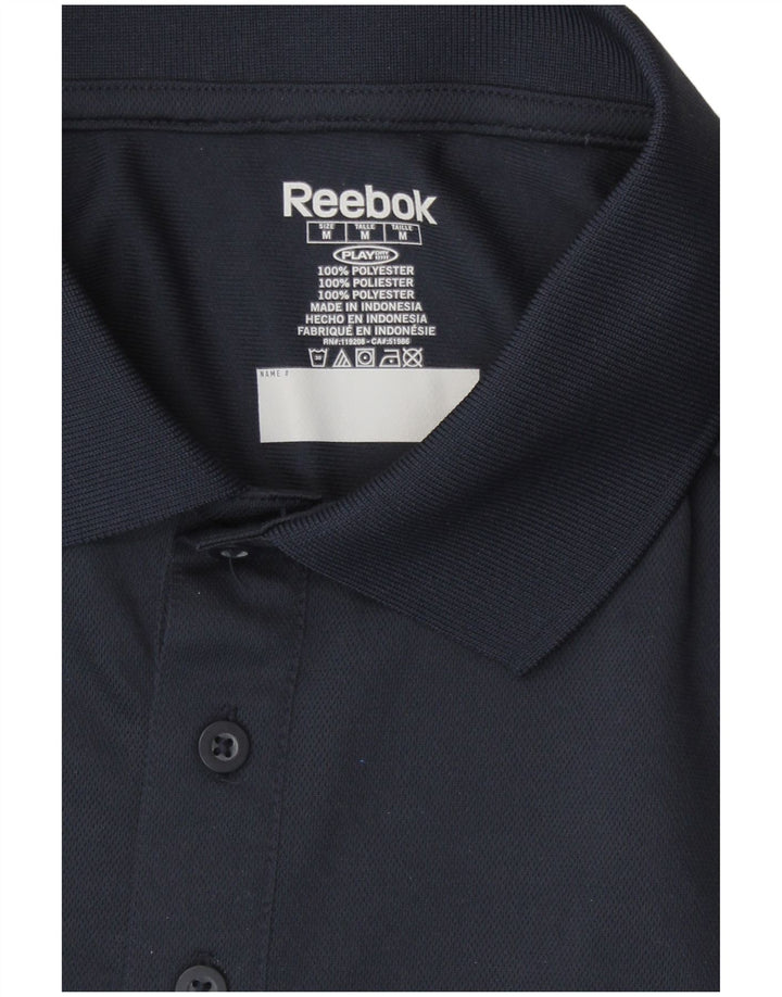 Polo Reebok masculino Houston Texans médio azul marinho poliéster