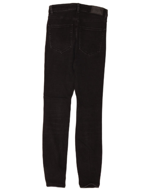 Calça jeans skinny feminina Zara EU 36 XS W26 L26 algodão preto