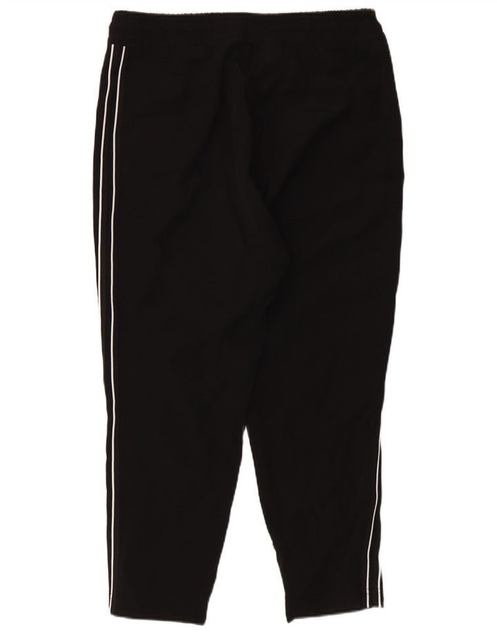 Adidas Womens Crop Tracksuit Calças UK 14 Médio Preto Poliéster