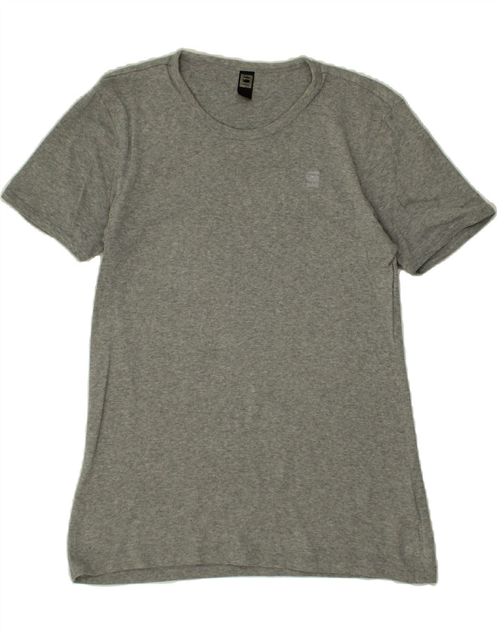 G-STAR Womens T-Shirt Top UK 14 Large Grey Cotton Vintage G-Star and Second-Hand G-Star from Messina Hembry 