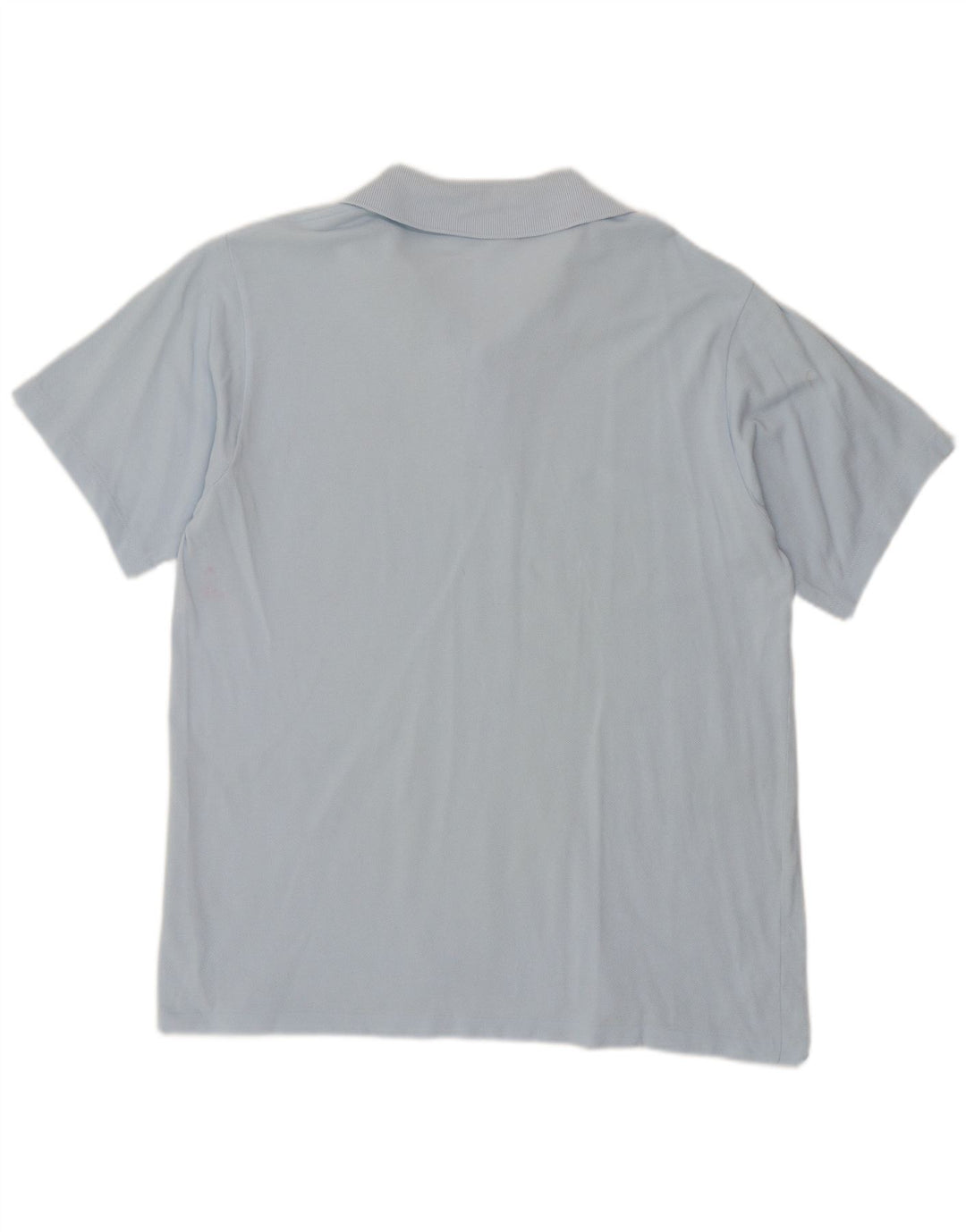 Camisa polo masculina Lacoste tamanho 4 algodão azul médio