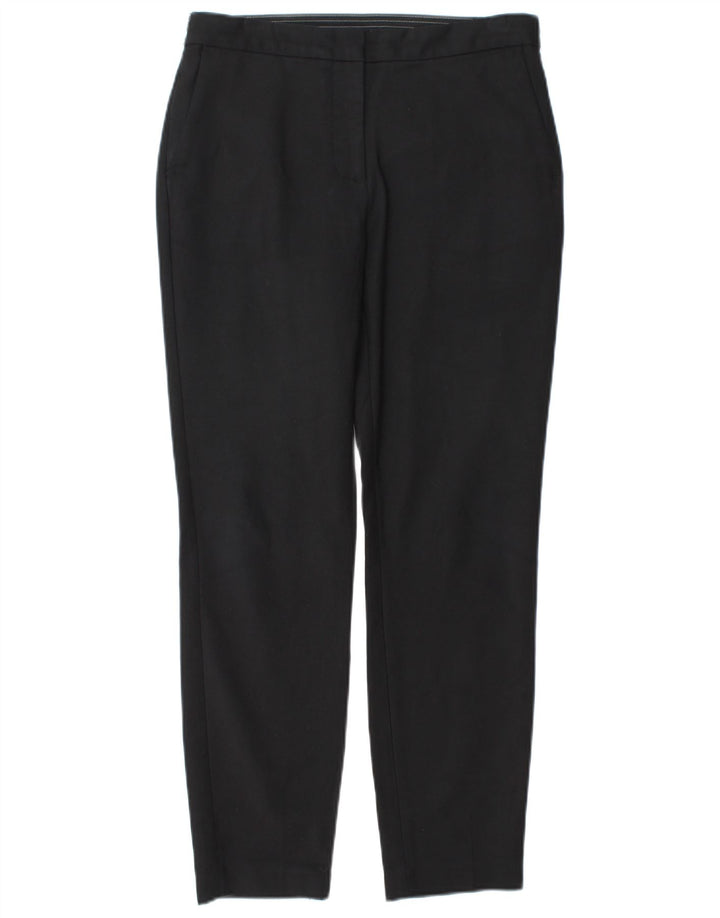 Zara Calça Chino Feminina Slim Médio W29 L28 Algodão Preto