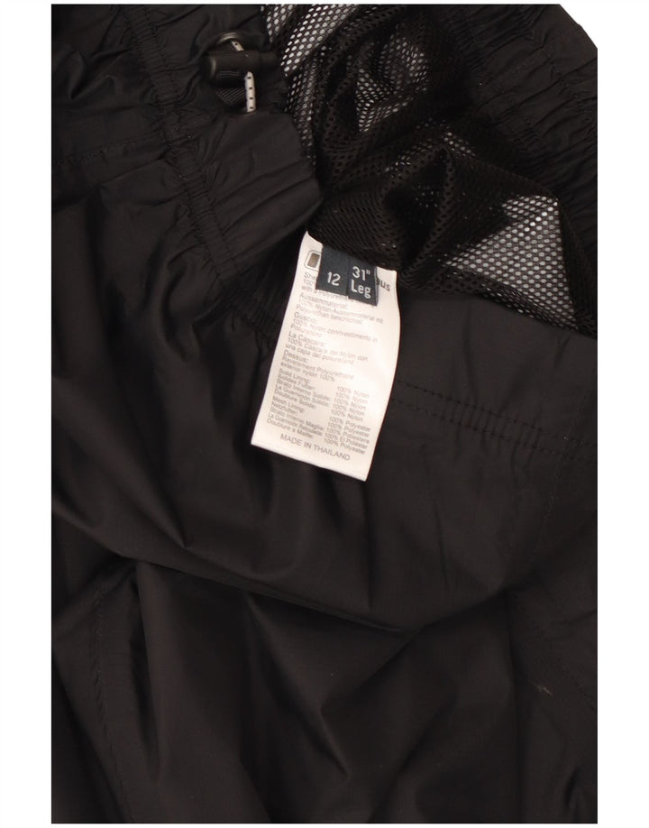 Calça impermeável feminina Berghaus UK 12 nylon preto médio
