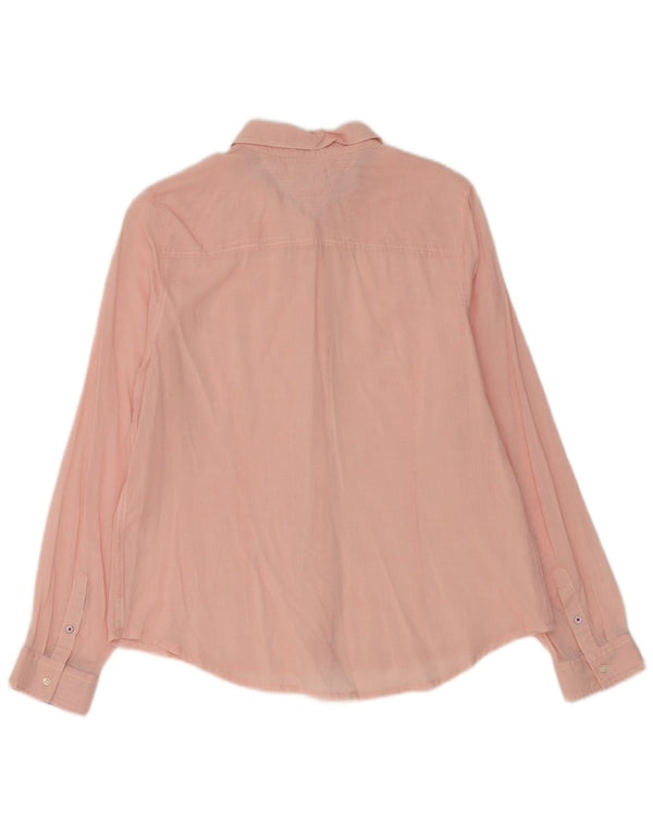Camisa Tommy Hilfiger Mulher UK 14 Grande Rosa