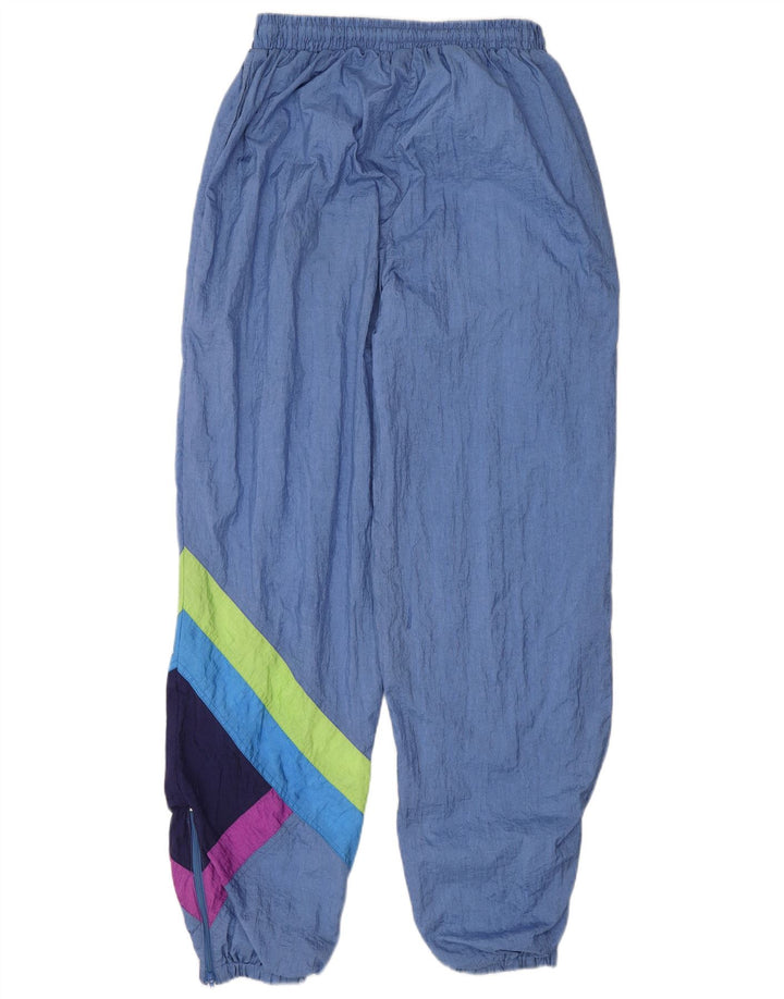 Calça esportiva masculina Puma Joggers médio azul colorblock poliamida