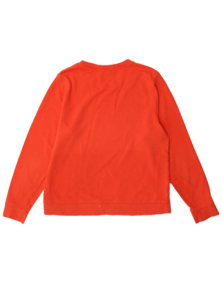 Suéter feminino Marks & Spencer UK 14 grande algodão laranja