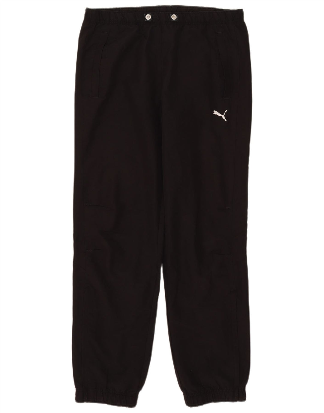 Calça de treino masculina Puma Joggers pequeno poliéster preto