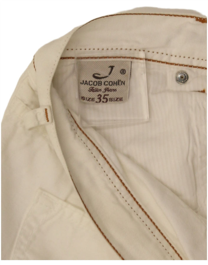 Jacob Cohen Jeans retos masculinos W35 L34 branco