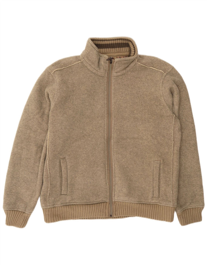 Jaqueta masculina Marks & Spencer Blue Harbor agasalho grande bege manchado