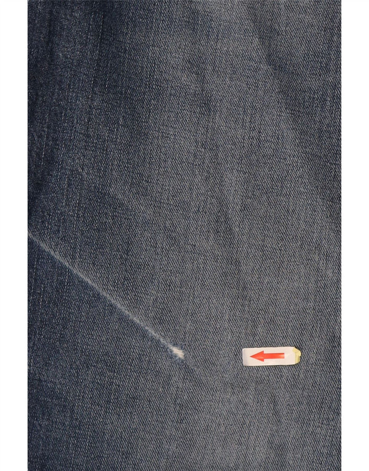 Eddie Bauer Mens Straight Jeans W36 L30 Azul Algodão