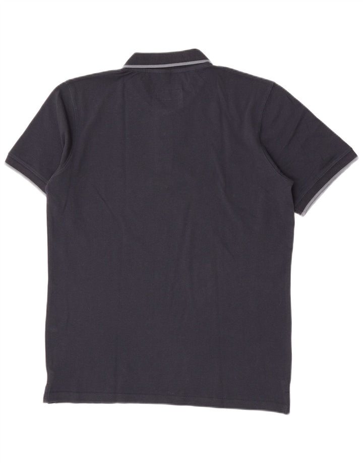 Camisa polo masculina Carrera grande algodão azul marinho