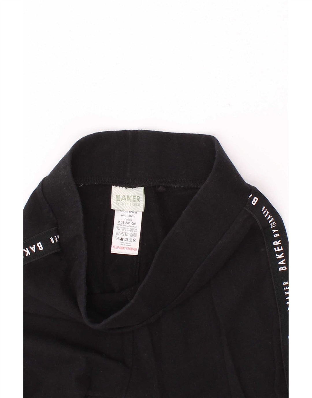 Leggings gráficas para meninas Ted Baker 6-7 anos algodão preto