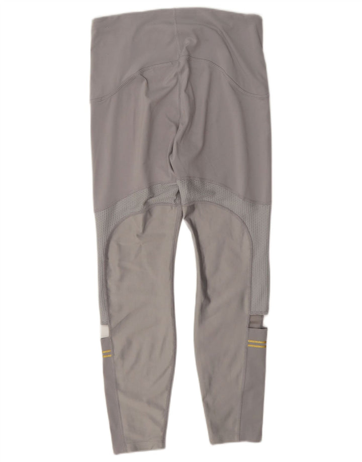 Leggings Nike Dri Fit Feminino UK 12 Poliéster Cinza Médio