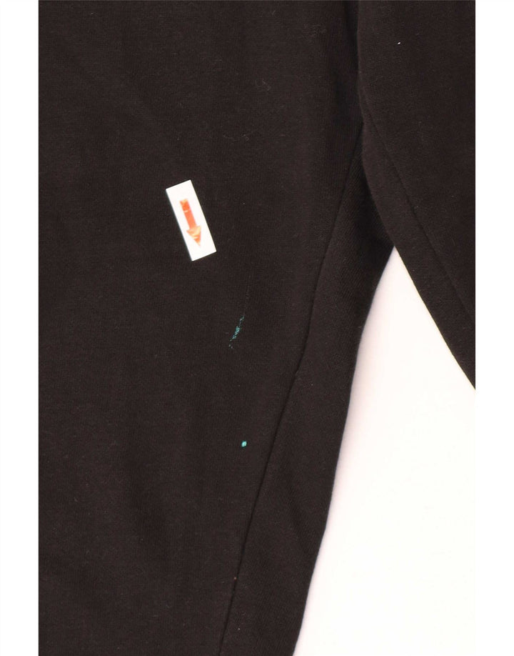 Calça de treino masculina Puma Joggers médio algodão preto