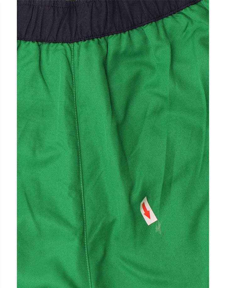 Fila Mens Graphic Natação Shorts Médio Verde Colourblock Poliéster