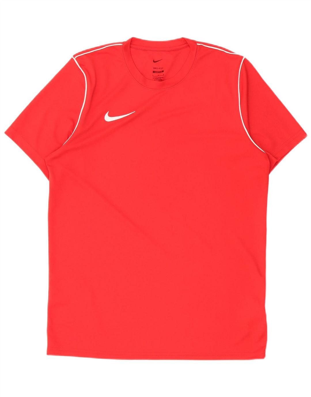 Nike Mens Dri Fit Slim Fit Camiseta Top Grande Poliéster Vermelho