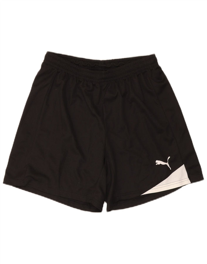 Puma Mens Sport Shorts Grande Poliéster Colorblock Preto
