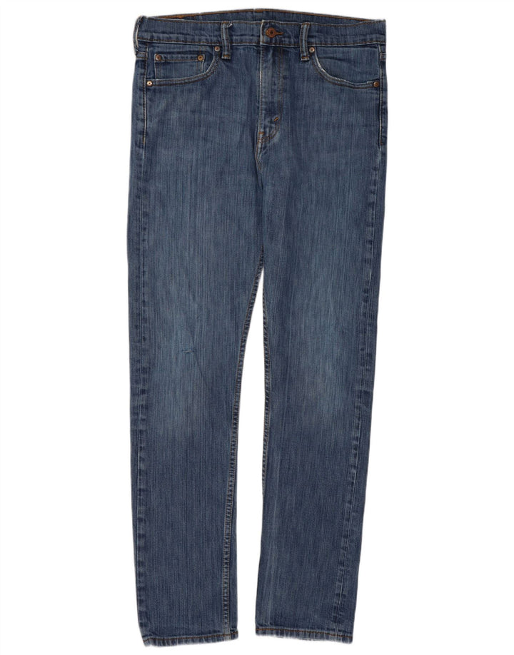 Levi's Mens Slim Jeans W33 L32 Azul Algodão
