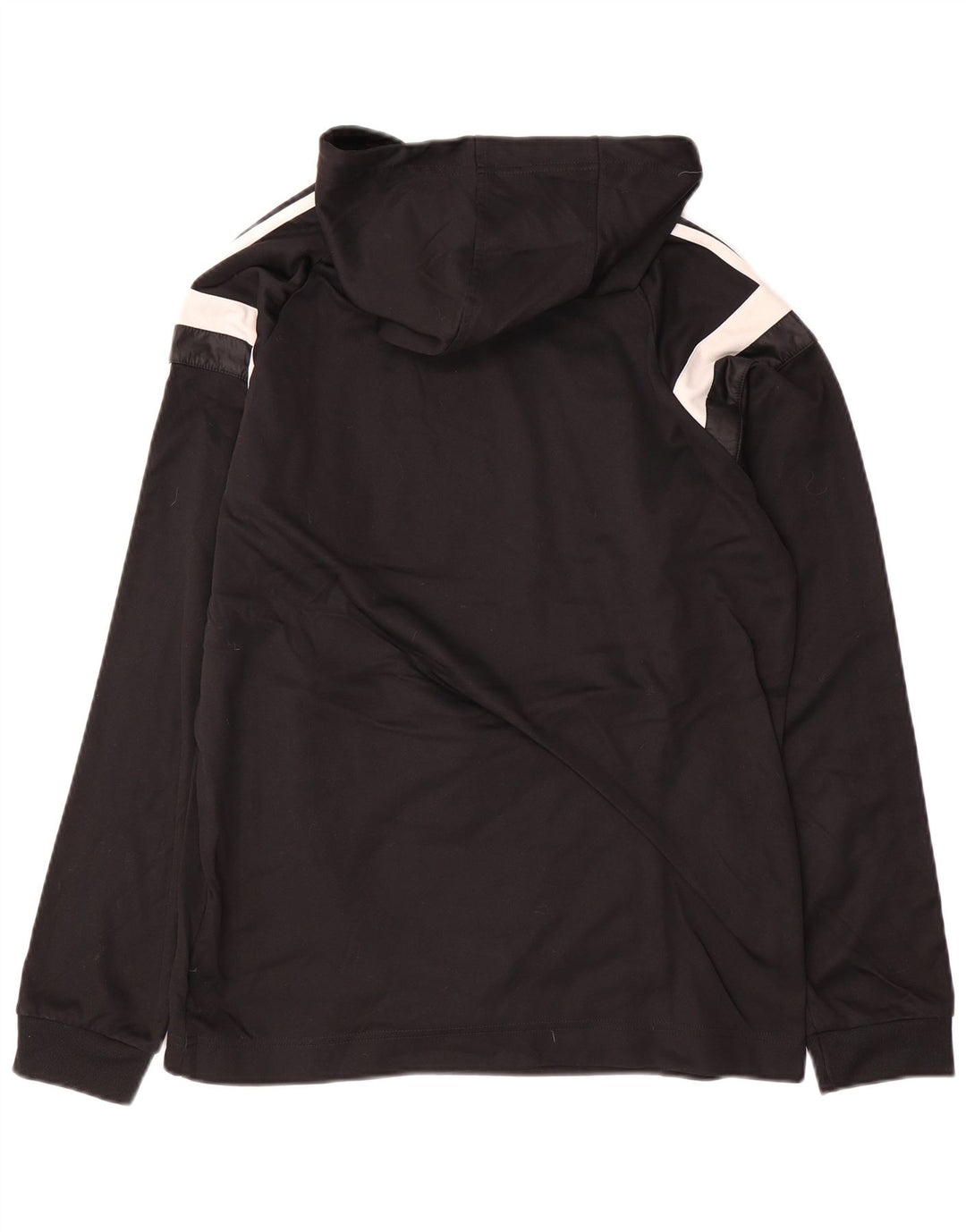 Adidas masculino moletom com capuz médio preto colorblock poliéster