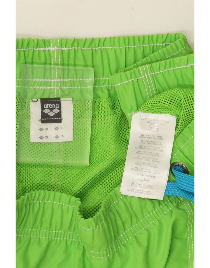 Shorts de natação masculino ARENA XL verde poliéster