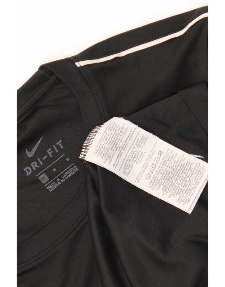 Camiseta Nike Masculina Dri Fit Top Médio Poliéster Preto