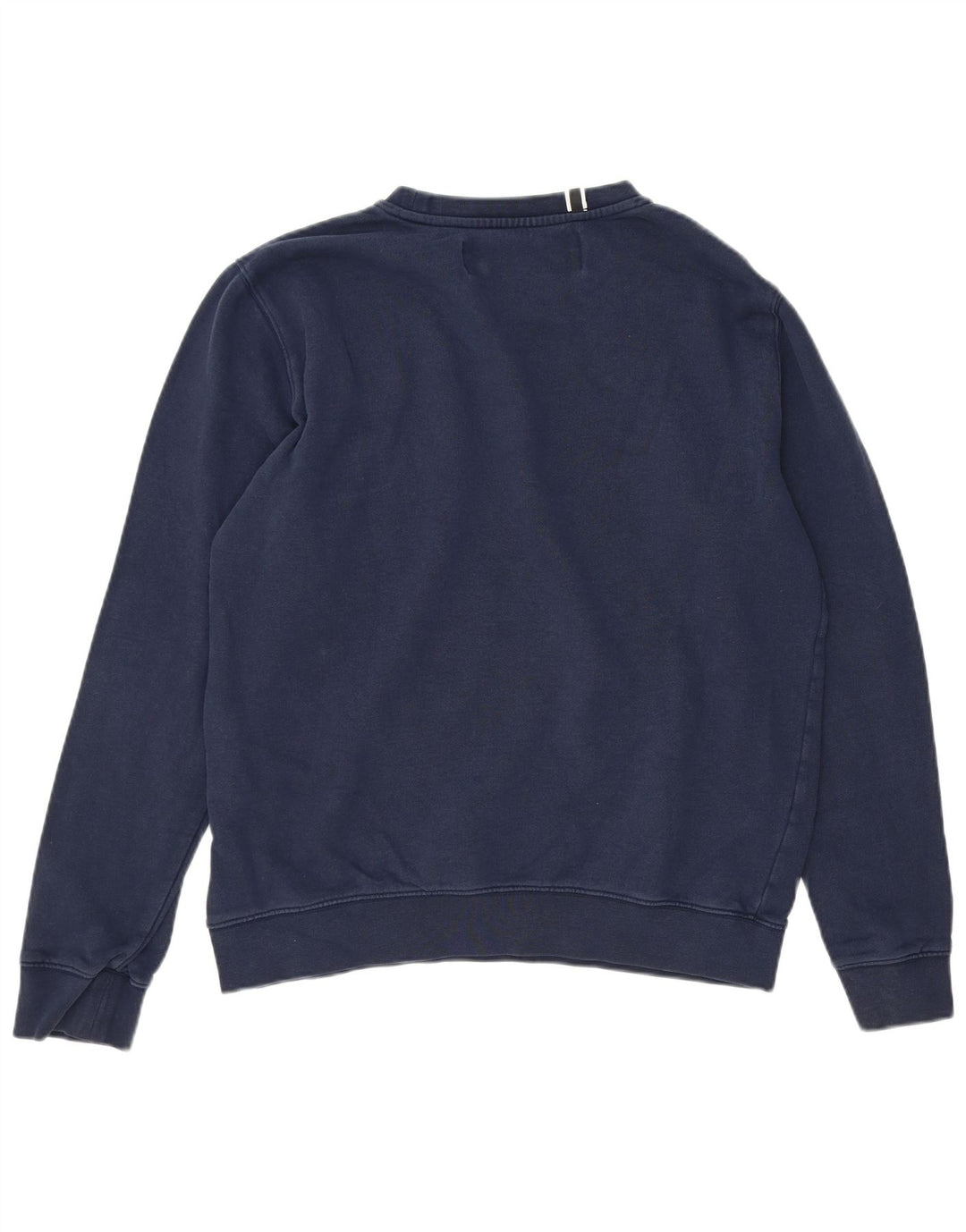 Replay moletom gráfico masculino jumper grande algodão azul marinho