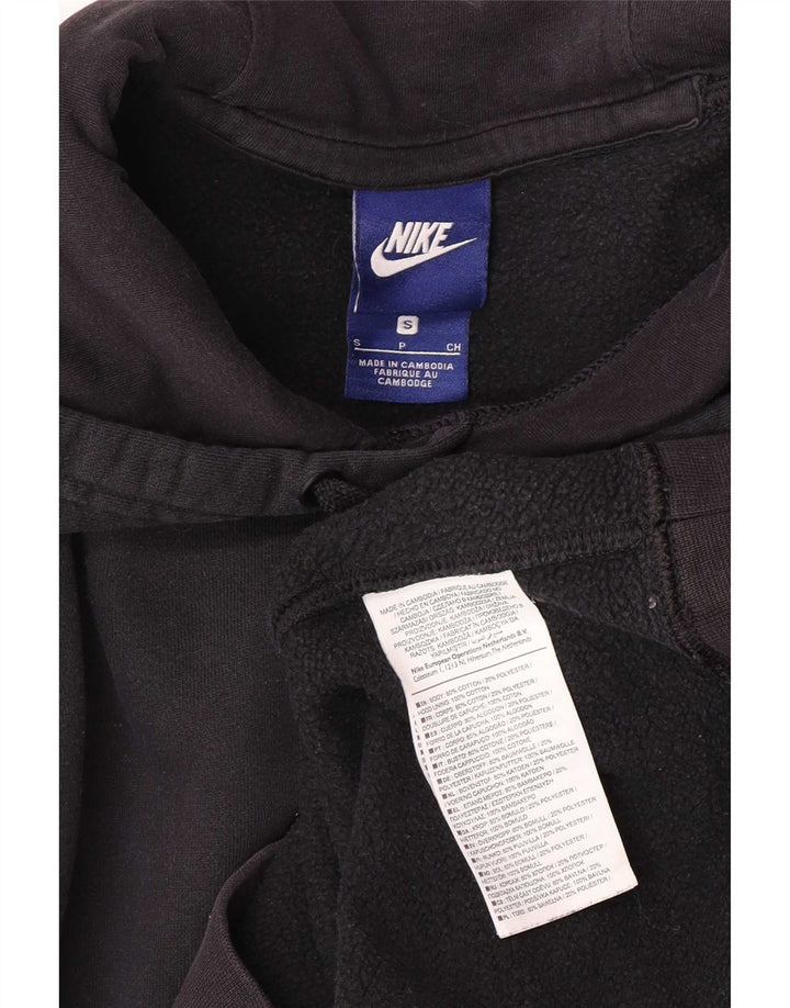Moletom com capuz Nike masculino regular fit pequeno algodão preto