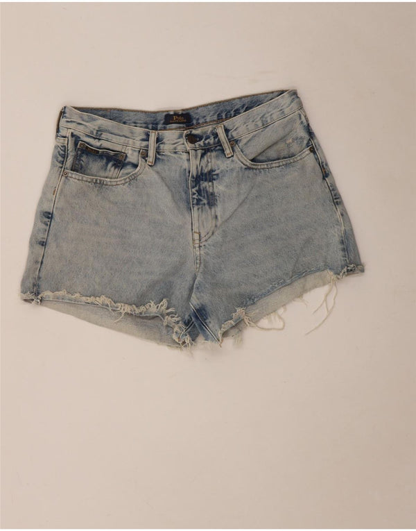 Calça jeans feminina Polo Ralph Lauren de cintura alta W29 algodão azul médio