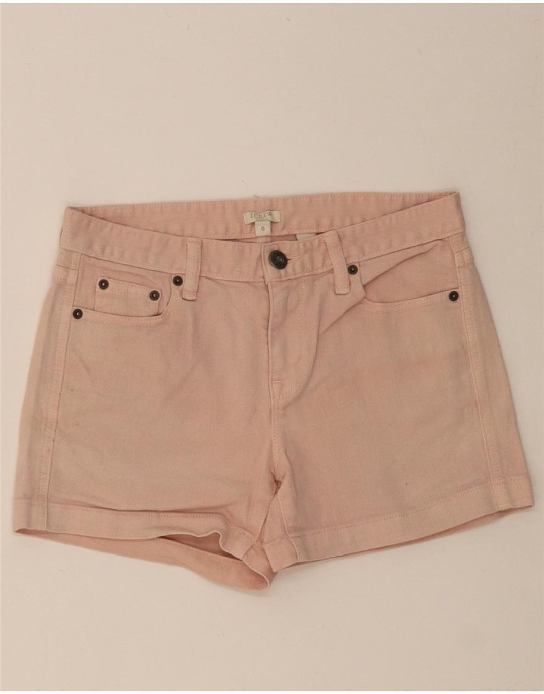 J. CREW Womens Denim Shorts US 0 XS W30 Pink Cotton Vintage J. Crew and Second-Hand J. Crew from Messina Hembry 