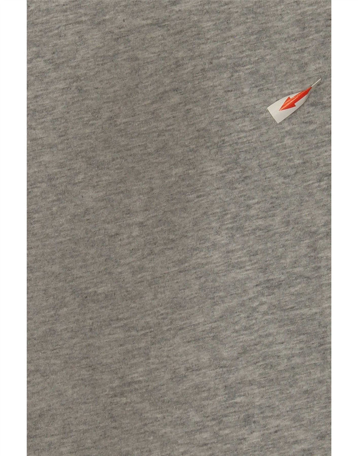 Camiseta Nike masculina Dri Fit Graphic Top cinza médio manchado de algodão