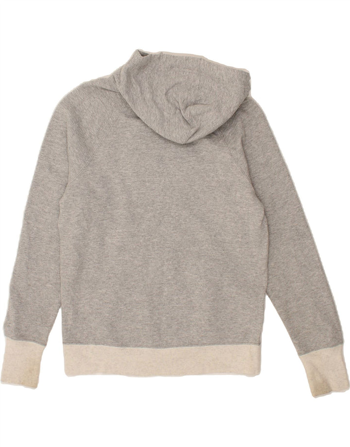 CHAMPION Womens Oversized Graphic Hoodie Jumper UK 6 XS Grey Cotton Vintage Champion and Second-Hand Champion from Messina Hembry 