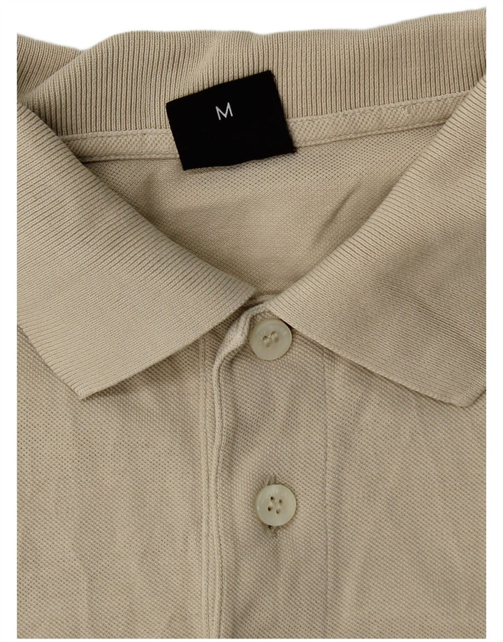 Camisa polo masculina Hugo Boss médio bege algodão clássico