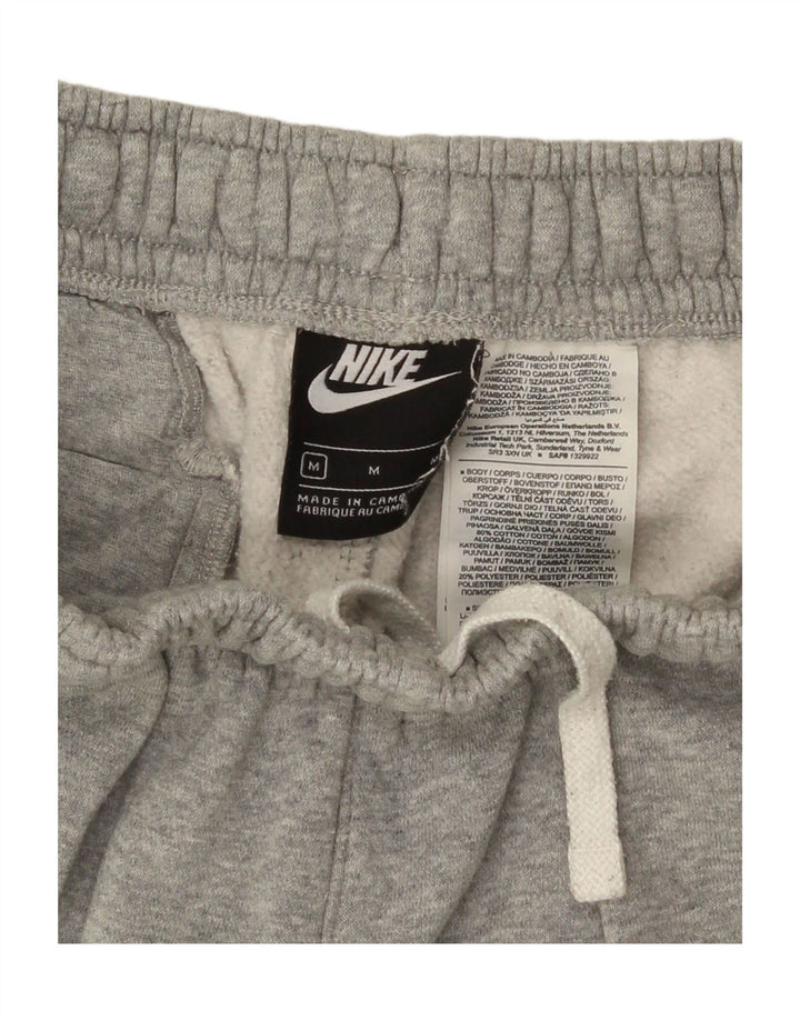 Shorts esportivos gráficos masculinos Nike médio cinza algodão