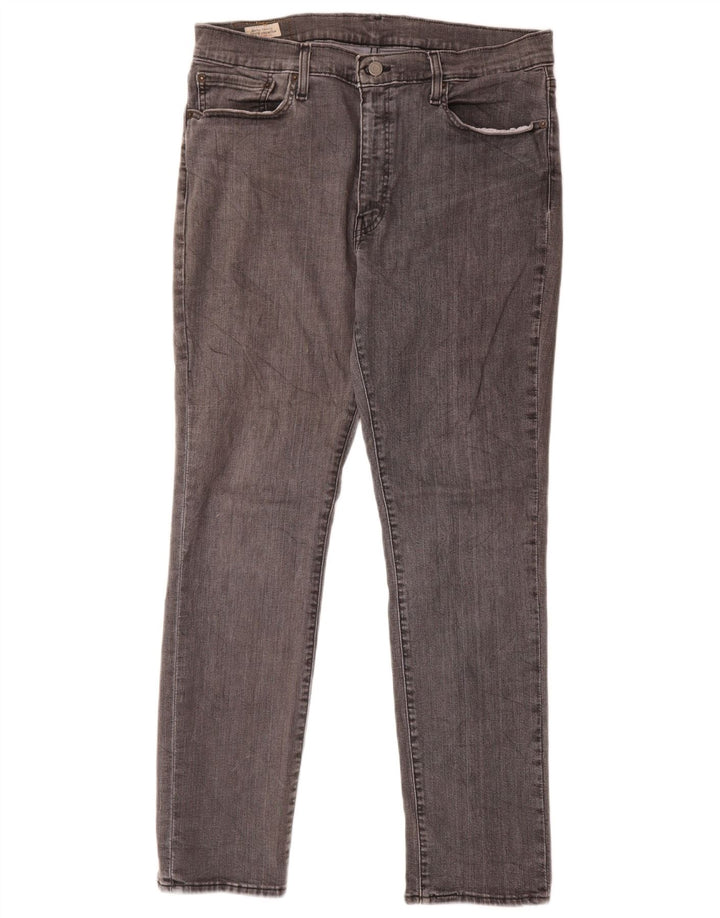 Calça Jeans Levis 511 Slim Masculina W36 L32 Cinza Algodão
