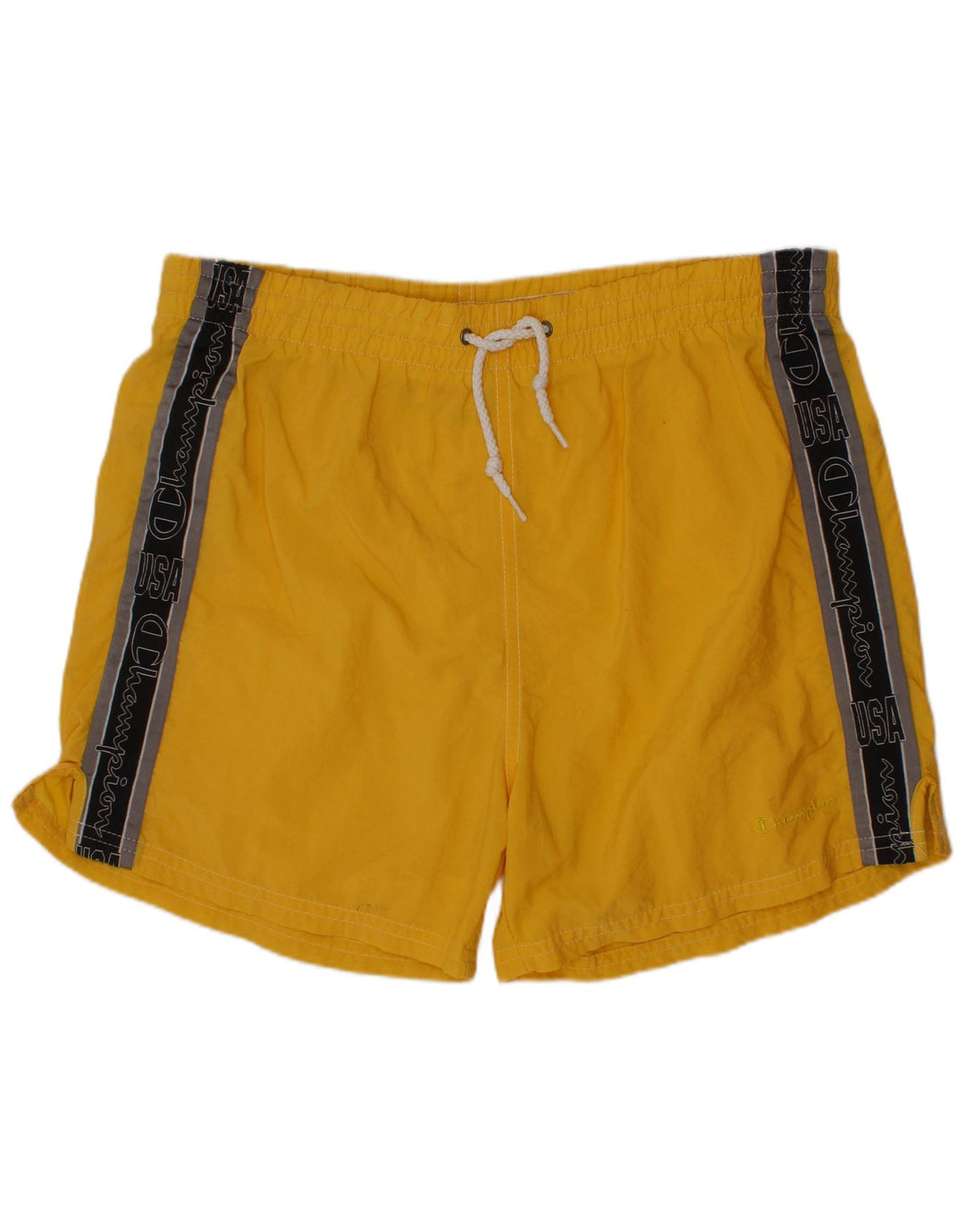 Shorts de natação CHAMPION Boys USA 13-14 anos XL amarelo colorblock