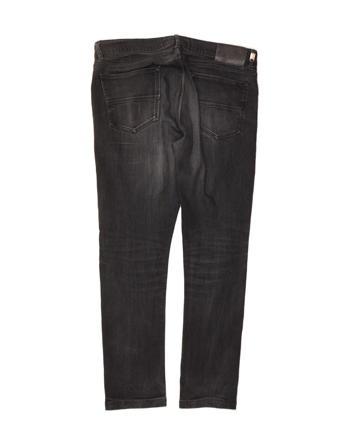 TRUSSARDI Mens Slim Jeans W36 L30 Black Vintage Trussardi and Second-Hand Trussardi from Messina Hembry 