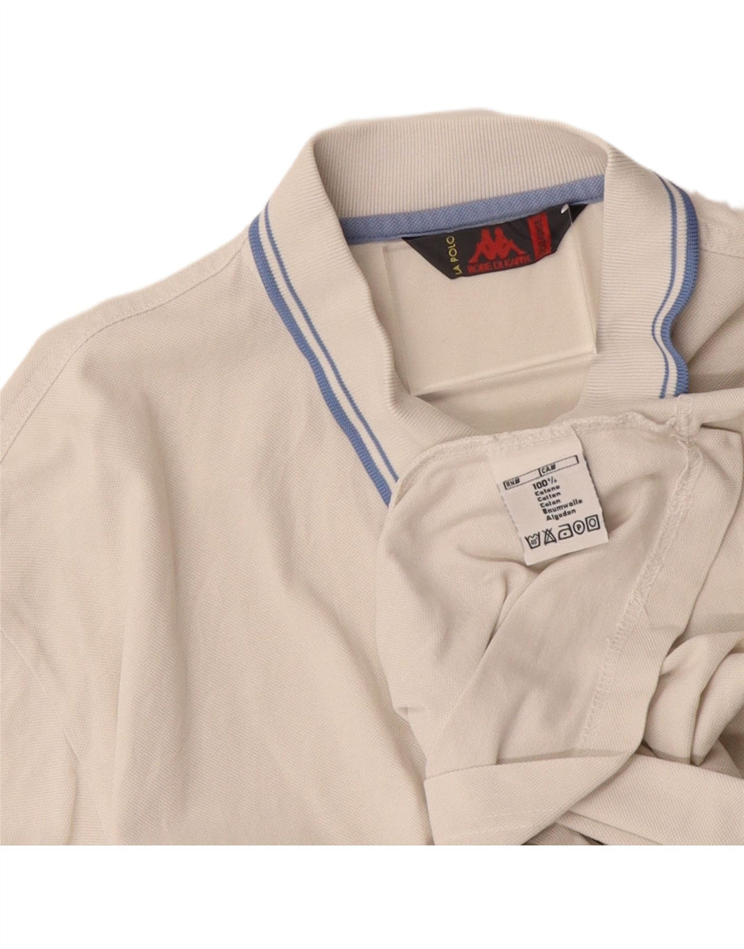 Camisa polo masculina KAPPA 2XL algodão branco