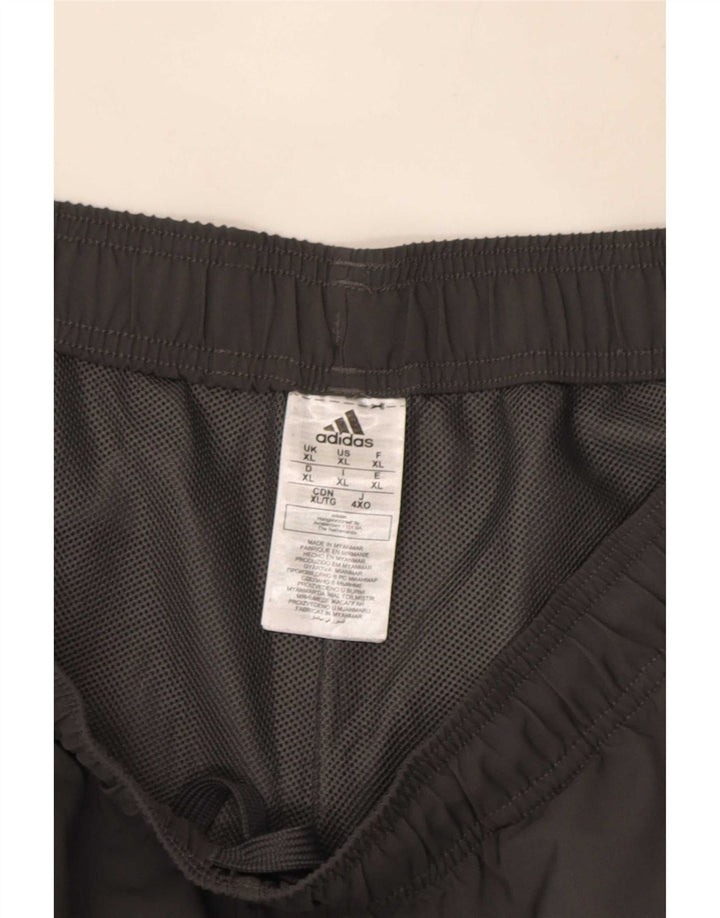 Shorts esportivos masculinos Adidas XL cinza poliéster