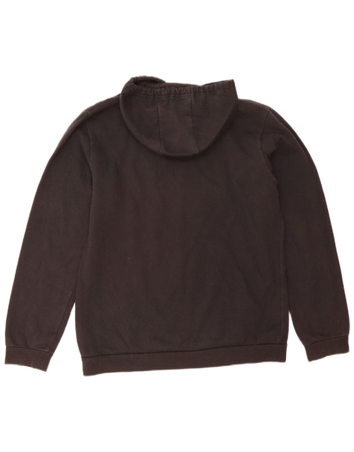 Adidas Mens Hoodie Jumper Médio Algodão Preto